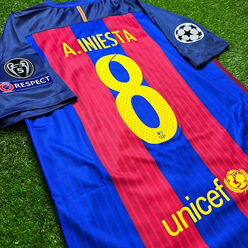 Picture of Barcelona 2016 Home Iniesta
