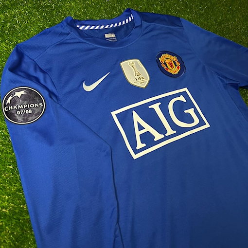 Picture of Manchester United 08/09 Third Ronaldo Long-sleeve