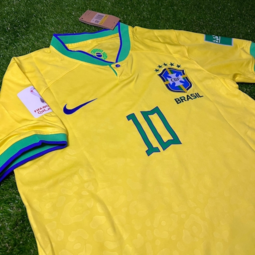 Picture of Brazil 2022 World Cup Home Neymar Jr
