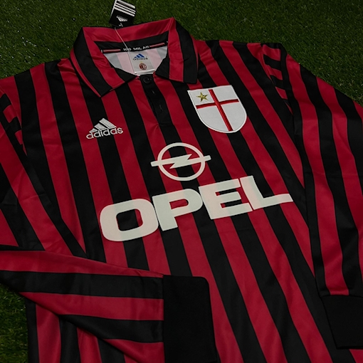 صورة Ac Milan 99/00 Home Maldini Long-sleeve