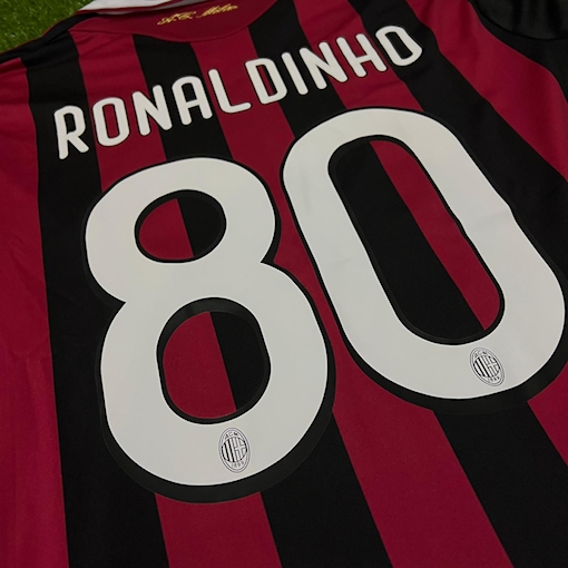 صورة Ac Milan 09/10 Home Ronaldinho Long-sleeve