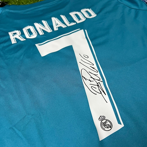 Picture of Real Madrid 17/18 Third Ronaldo Signature Long Sleeve