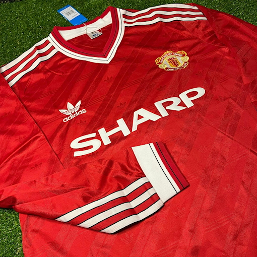 صورة Manchester United 86/88 Home Long Sleeve