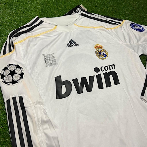 صورة Real Madrid 09/10 Home Ronaldo Long Sleeve