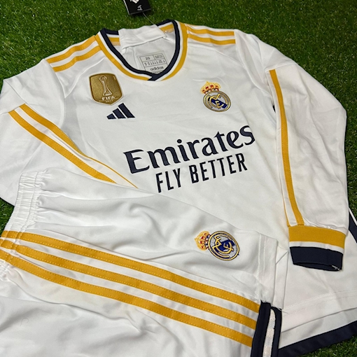 Picture of Real Madrid 23/24 Home Kids Long - Sleeve