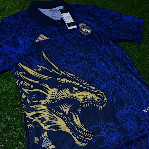 Picture of Real Madrid 23/24 Special Gold Dragon Player Version  Blue