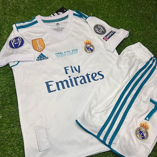 Picture of Real Madrid 17/18 Home Kids Ronaldo