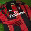 Picture of Ac Milan 10/11 Home Long - Sleeve