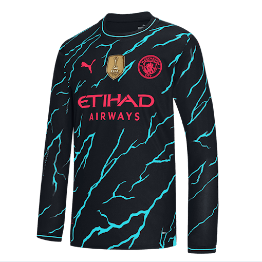 Picture of Manchester City 23/24 Third Haaland Long Sleeve