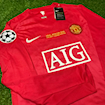 Picture of Manchester United 2008 Home Ronaldo Long - Sleeve 