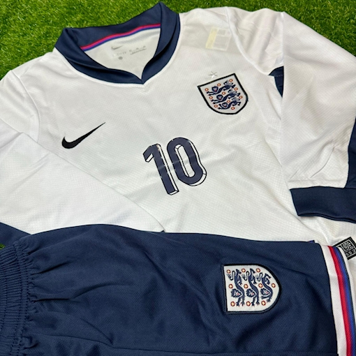 Picture of England 24/25 Home Bellingham Kids Long - Sleeve