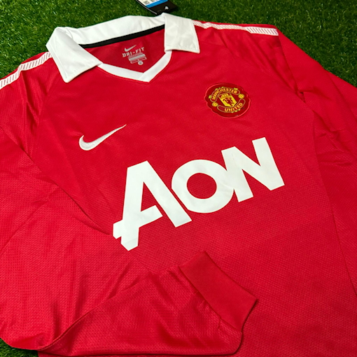Picture of Manchester United 10/11 Home Long - Sleeve