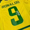 Picture of Brazil 2002 Home Ronaldo Signature Edition