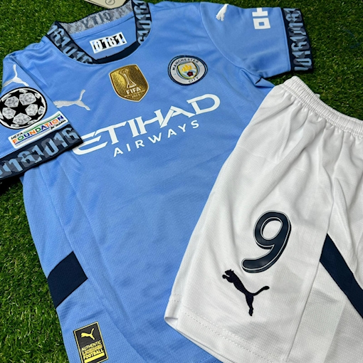 Picture of Manchester City 24/25 Home Haaland Kids