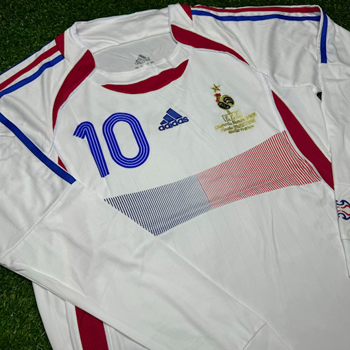 Picture of France 2006 Away Zidane Long - Sleeve 