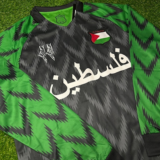 Picture of Palestine 24/25 Special Edition Black/Green Long - Sleeve