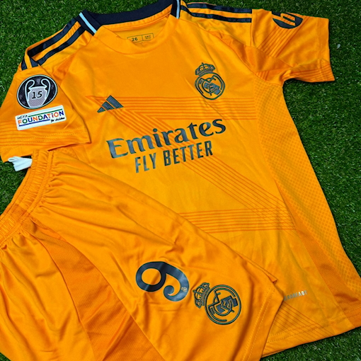 Picture of Real Madrid 24/25 Away Mbappé Kids