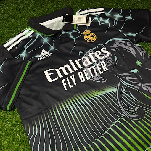 Picture of Real Madrid 24/25 Special Jaguar Version Black/Green -  Polo