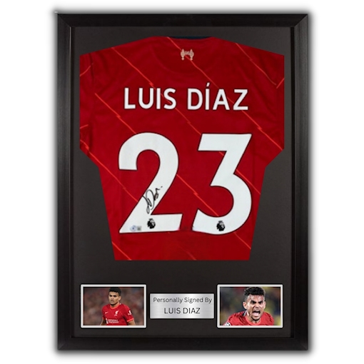 Picture of Luis Diaz signed & framed