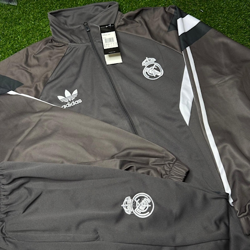 Picture of Real Madrid 2024 Jacket Set Grey