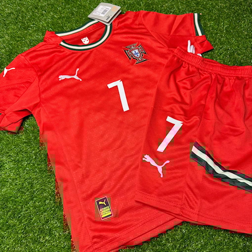 Picture of Portugal 25/26 Home Ronaldo Kids
