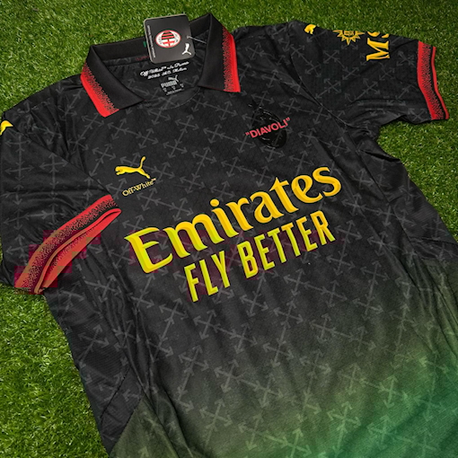 Picture of Ac milan 25/26 x OFF Black Player Version