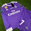 Picture of Real Madrid 16/17 Away Ronaldo Kids Long - Sleeve