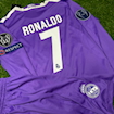 Picture of Real Madrid 16/17 Away Ronaldo Kids Long - Sleeve