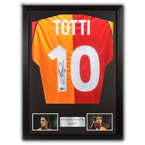 Picture of Totti signed & framed