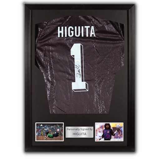صورة Higuita signed & framed