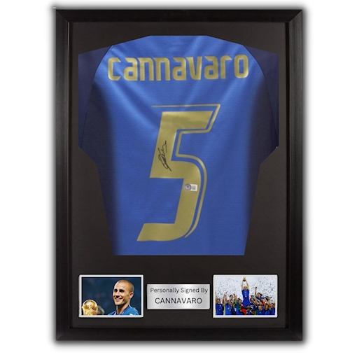 صورة Cannavaro signed & framed