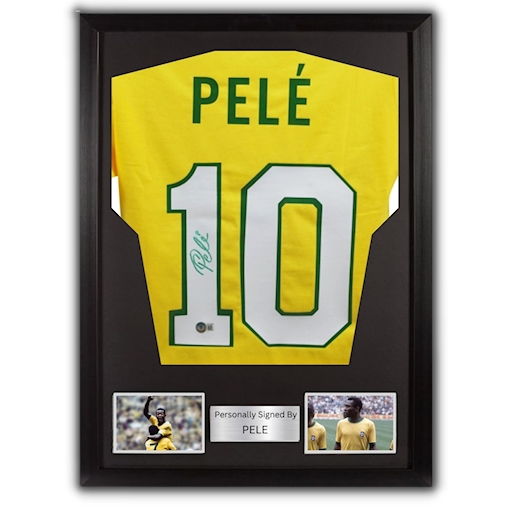 صورة Pele signed & framed