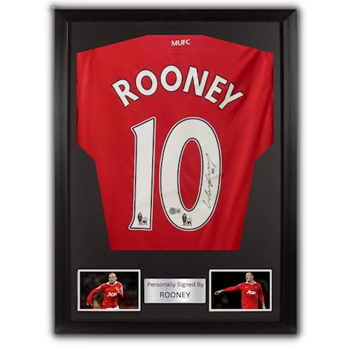 Picture of Rooney signed & framed