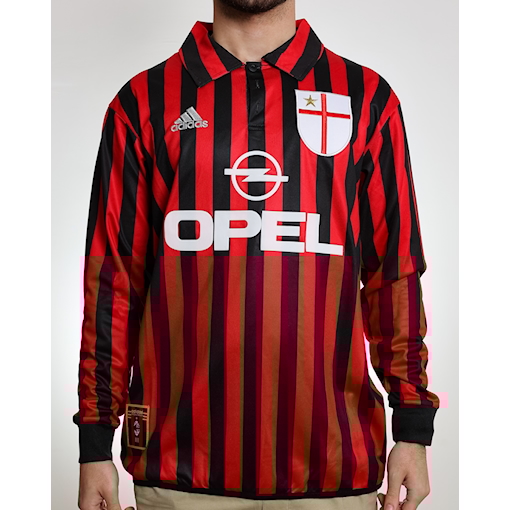 Picture of Ac Milan 99/00 Home Maldini Long-sleeve