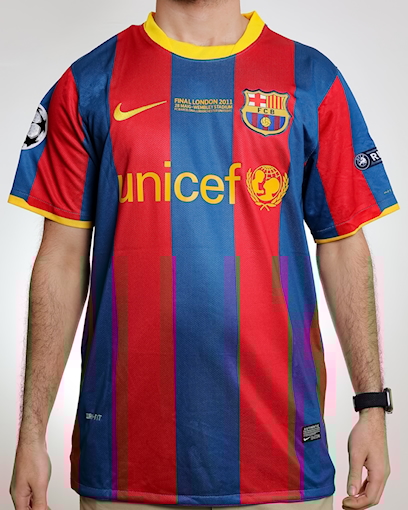 Picture of Barcelona 10/11 Home Messi Signature 