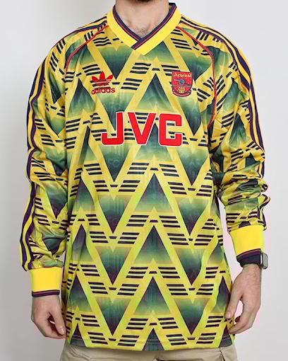 Picture of Arsenal 91/93 Away Long-sleeve