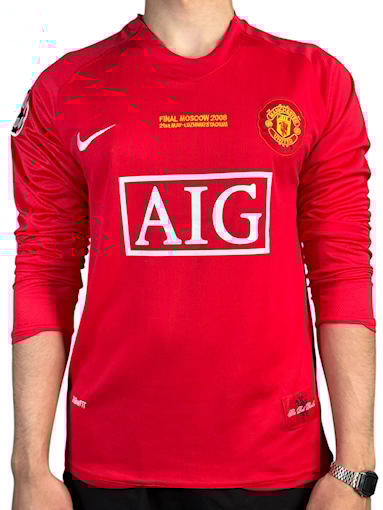 Picture of Manchester United 07/08 Home Ronaldo Long - Sleeve 