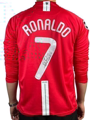 Picture of Manchester United 07/08 Home Ronaldo Signature Edition Long - Sleeve