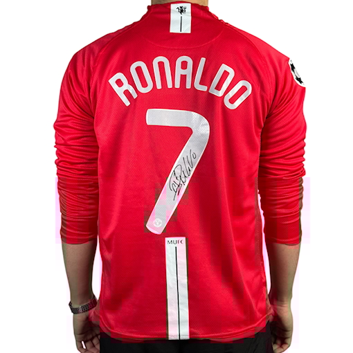 Picture of Manchester United 07/08 Home Ronaldo Signature Edition Long - Sleeve