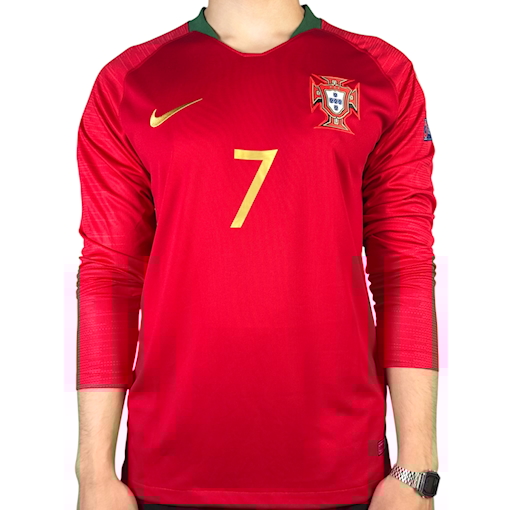 صورة Portugal 2018 Home Ronaldo Long-sleeve