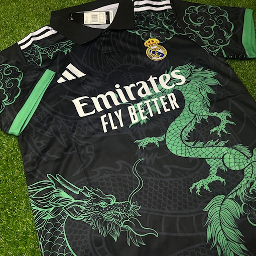 Picture of Real Madrid 25/26 Special Chinese Dragon Black/Green