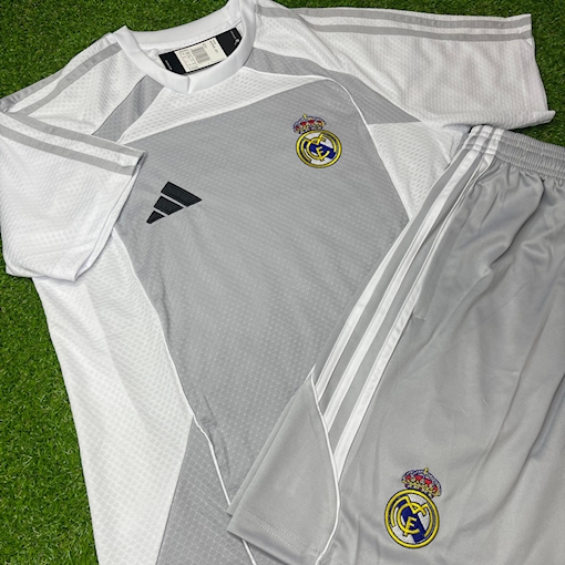Picture of Real Madrid 2025 Training Kit White/Grey