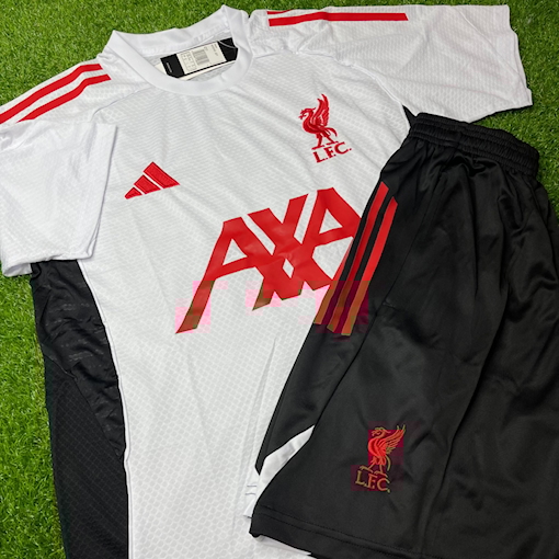 Picture of Liverpool 25/26 Training Kit White/Black
