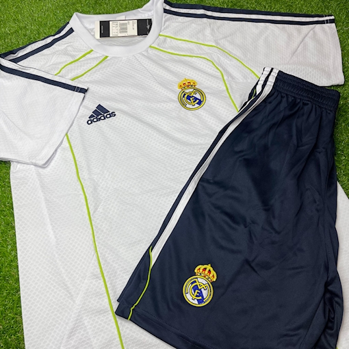 Picture of Real Madrid 2025 Training Kit White/Navy Blue