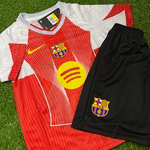Picture of Barcelona 25/26 Pastel Edition Red/ White Kids