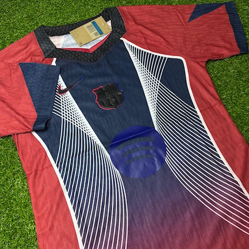Picture of Barcelona 25/26 Pastel Red/Navy Blue Player Version