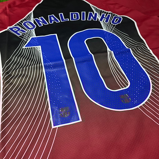 Picture of Barcelona 25/26 Pastel Special Edition Ronaldinho Red/ Black