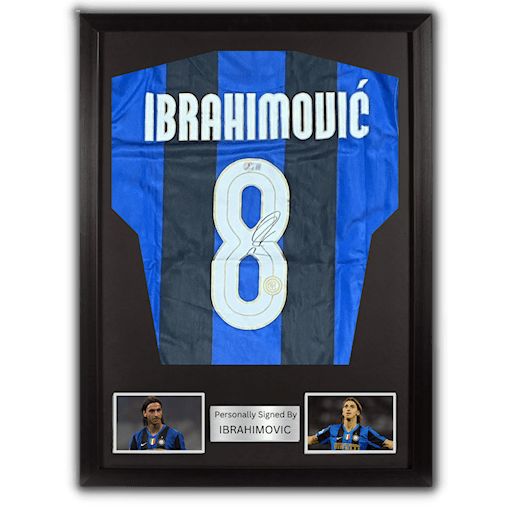 Picture of Ibrahimovic signed & framed