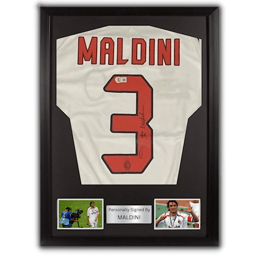 Picture of Maldini signed & framed