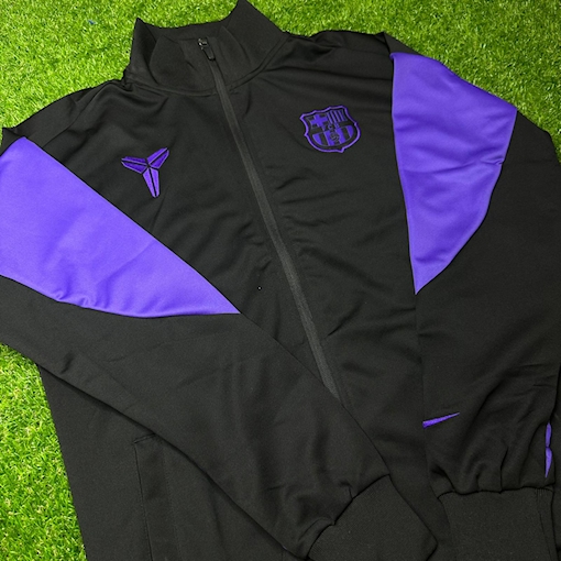 Picture of Barcelona 2025 Kobe Training Jacket  Black and Persian Violet